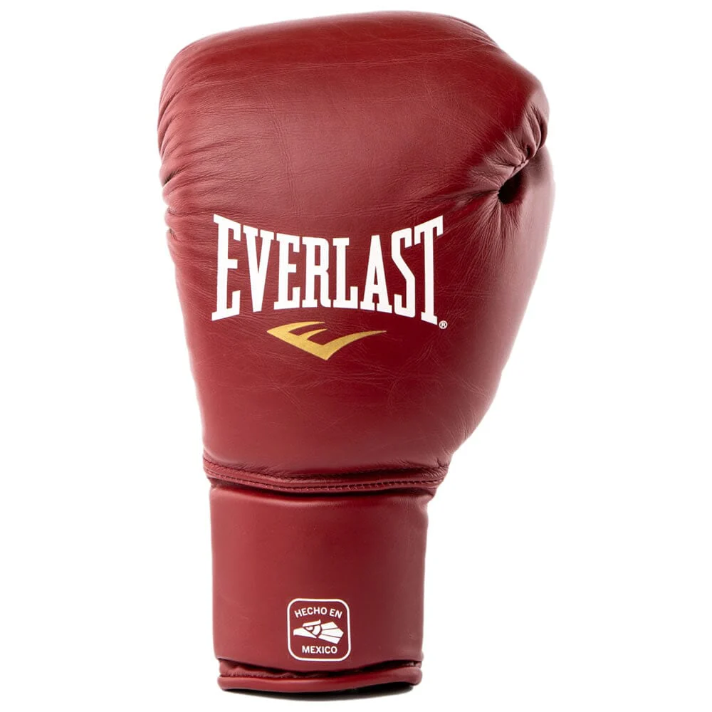 Everlast Mx2 Laced Training Gloves Red/Gold - Image 2