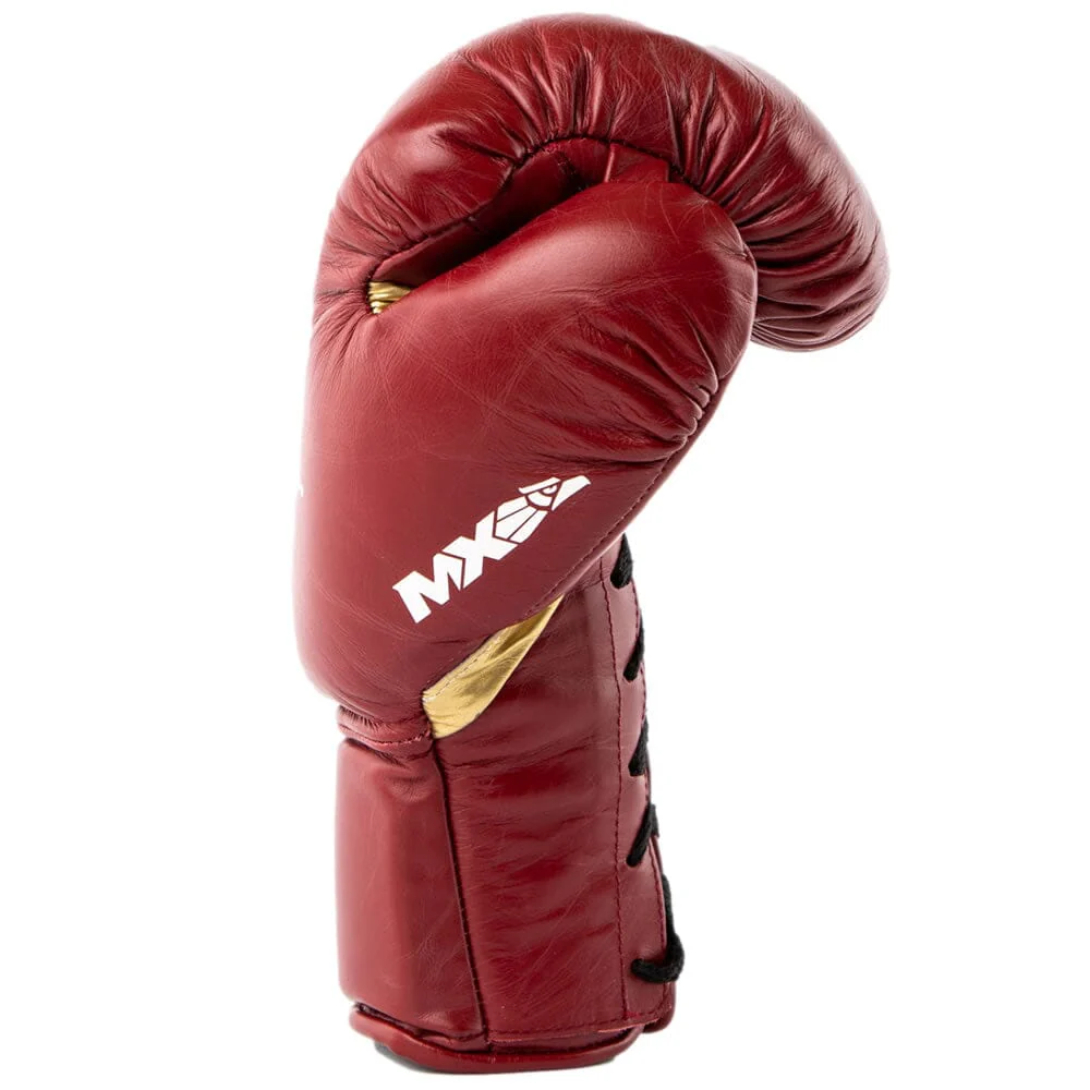 Everlast Mx2 Laced Training Gloves Red/Gold - Image 3