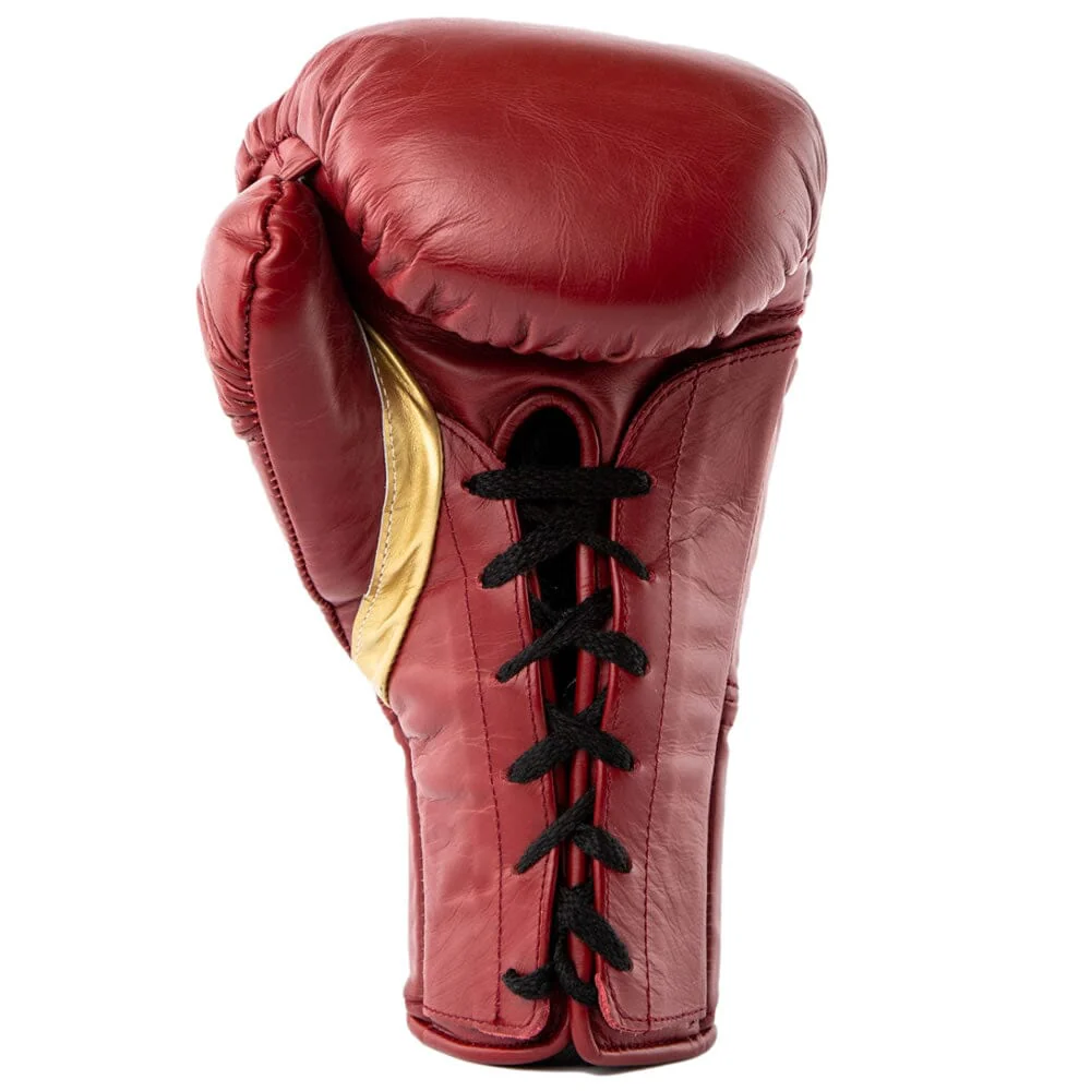 Everlast Mx2 Laced Training Gloves Red/Gold - Image 4