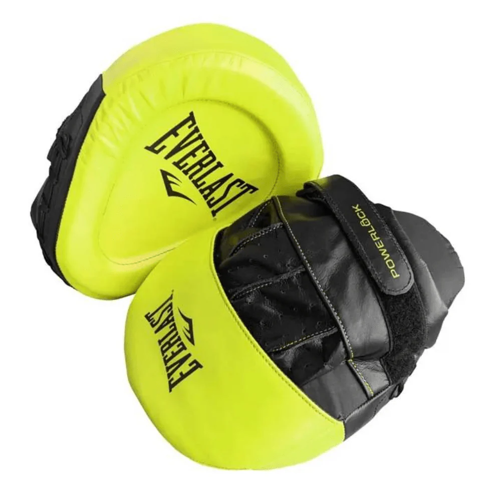 Everlast Powerlock Pro Focus Mitts Yellow/Black