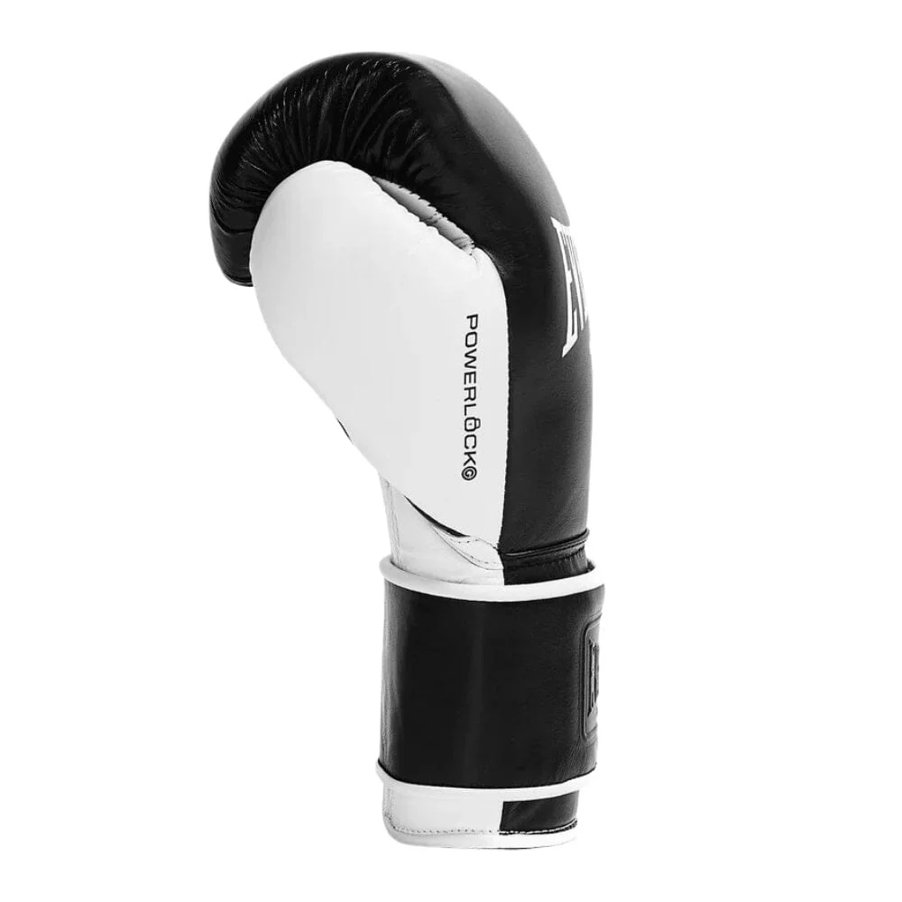 Everlast Powerlock Pro OG Boxing Gloves Black/White - Image 4