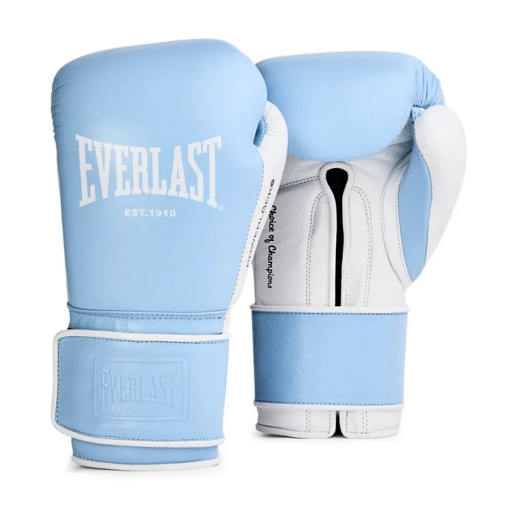 Everlast Powerlock Pro OG Boxing Gloves Powder Blue