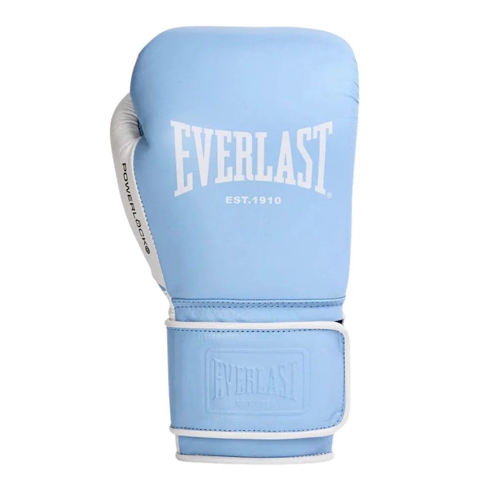 Everlast Powerlock Pro OG Boxing Gloves Powder Blue - Image 3