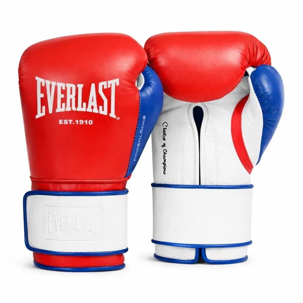 Everlast Powerlock Pro OG Boxing Gloves Red/White/Blue