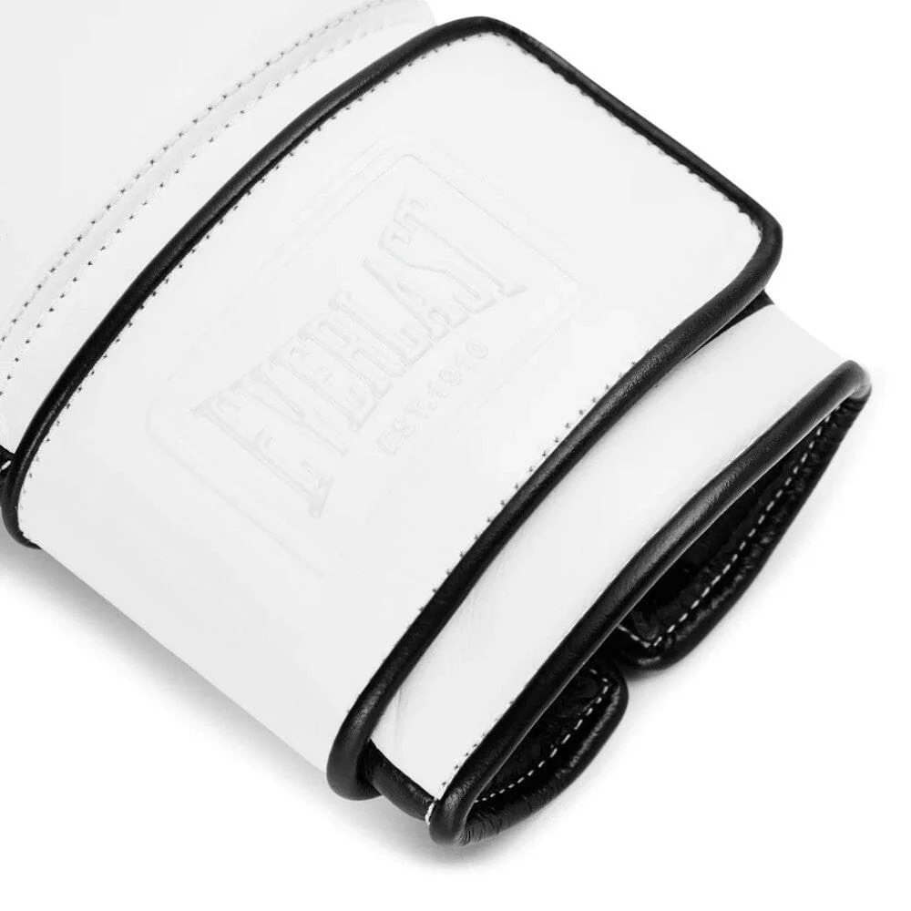 Everlast Powerlock Pro OG Boxing Gloves White/Black - Image 5
