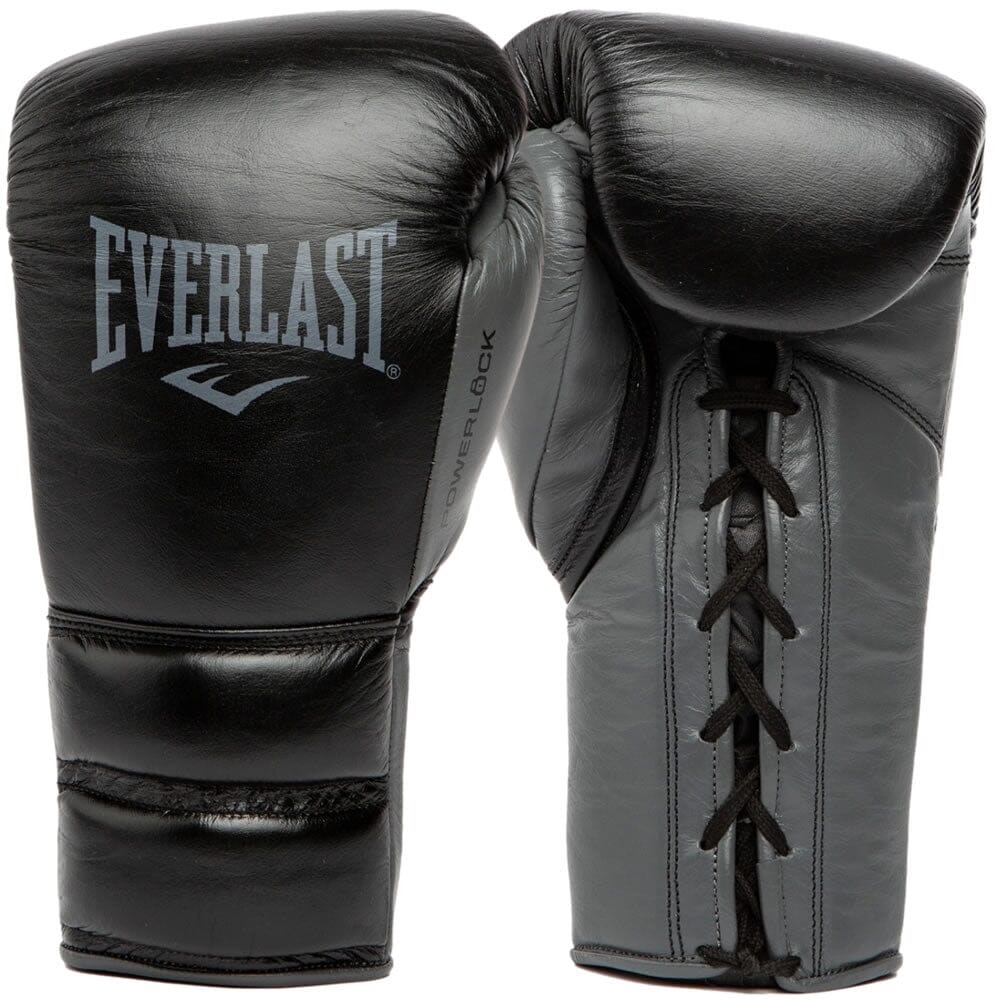 Everlast Pro Powerlock2 Fight Gloves Black/Grey