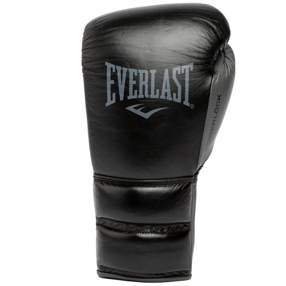 Everlast Pro Powerlock2 Fight Gloves Black/Grey - Image 2