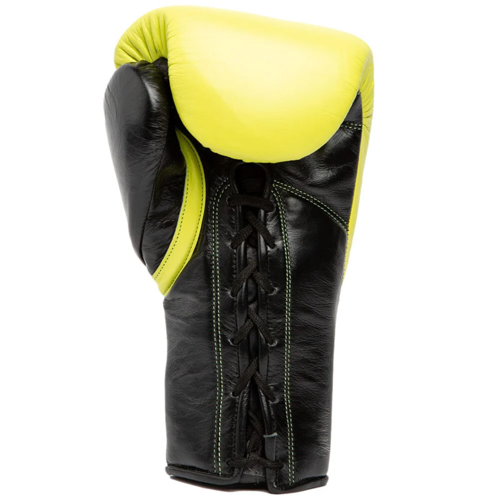 Everlast Pro Powerlock2 Fight Gloves Yellow/Black - Image 3