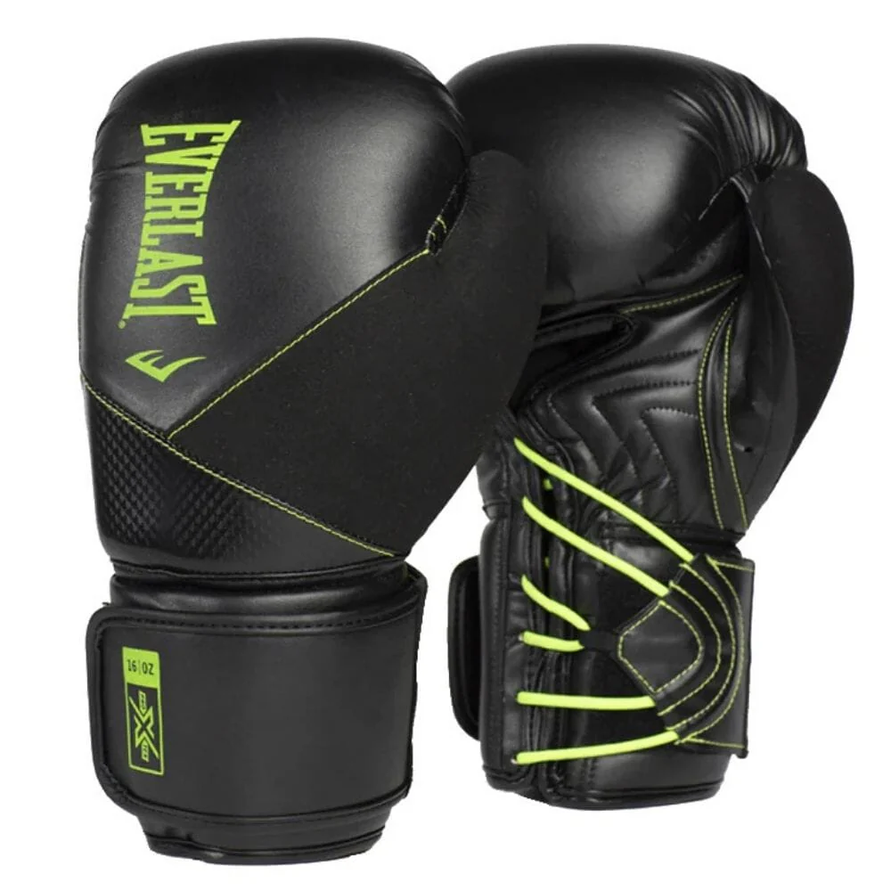 Everlast Protex Boxing Gloves Black/Green