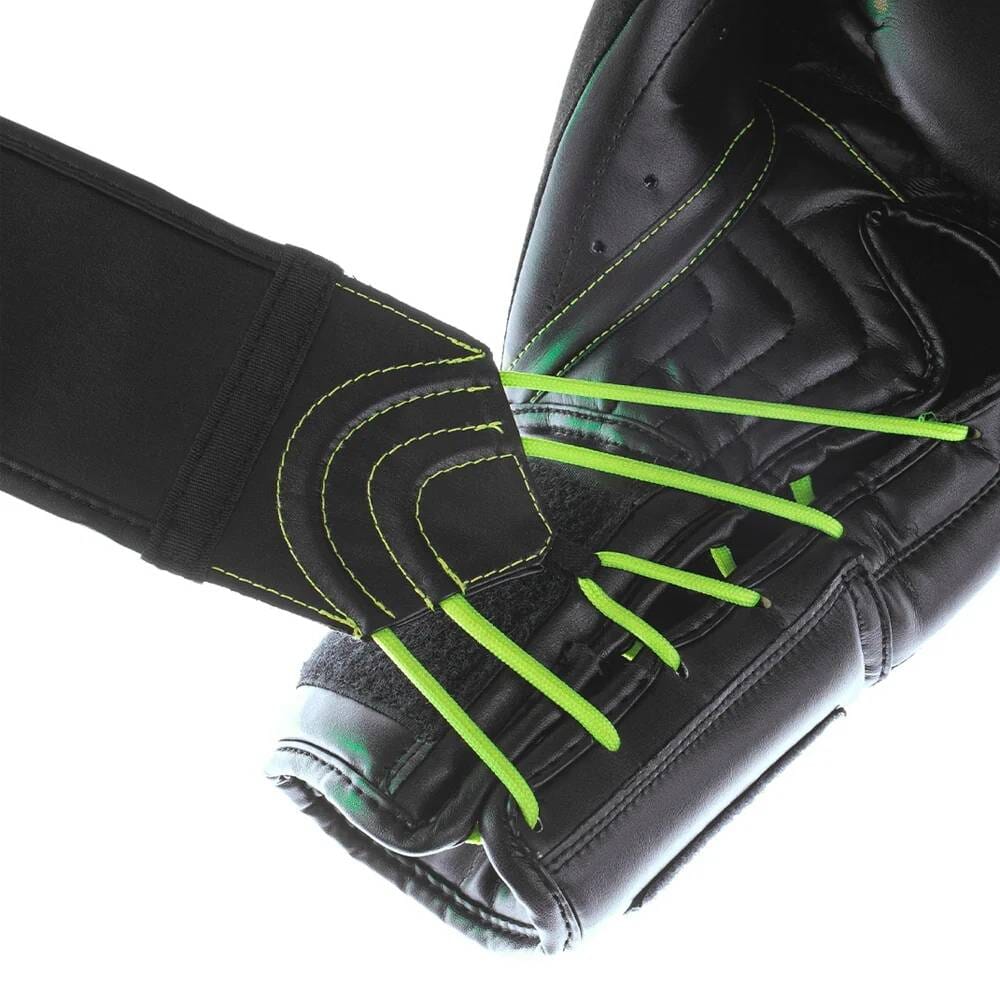 Everlast Protex Boxing Gloves Black/Green - Image 2