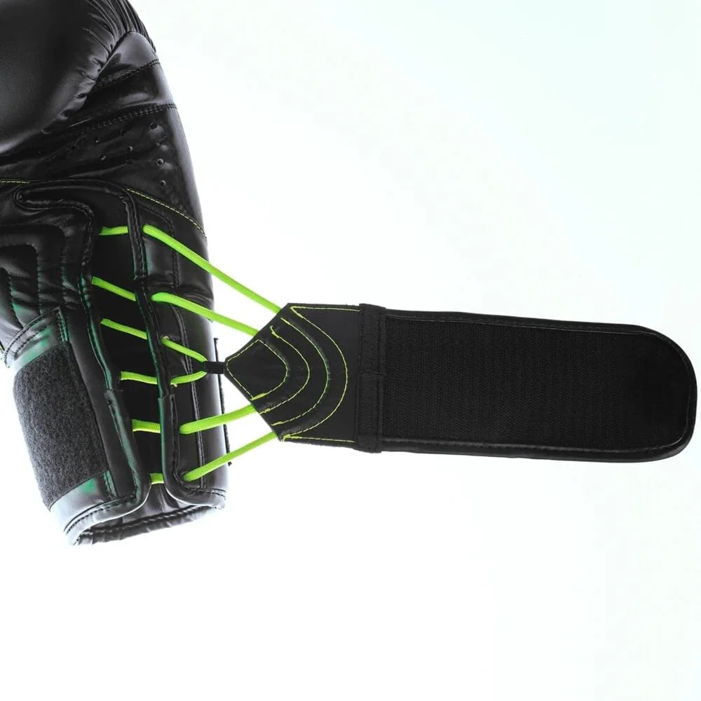 Everlast Protex Boxing Gloves Black/Green - Image 7