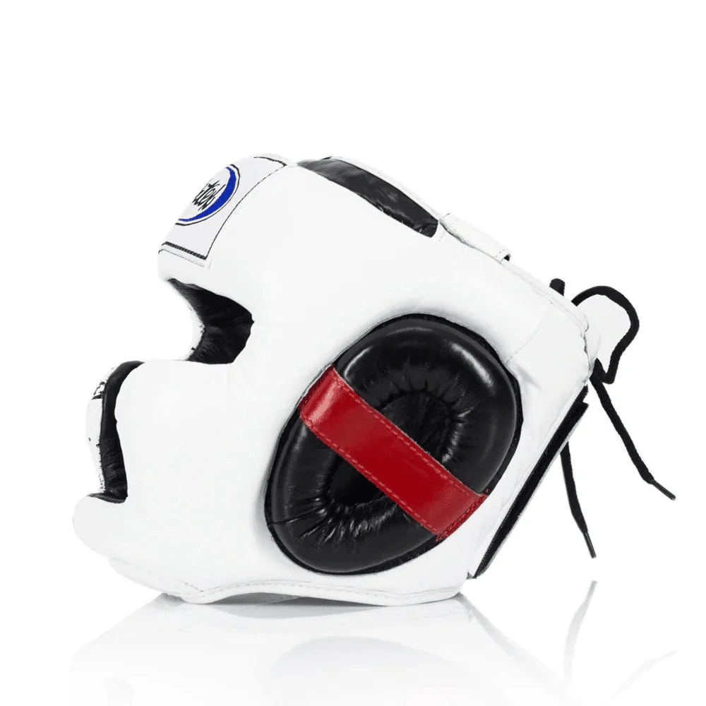 Fairtex HG10 Super Sparring Head Guard White - Image 4