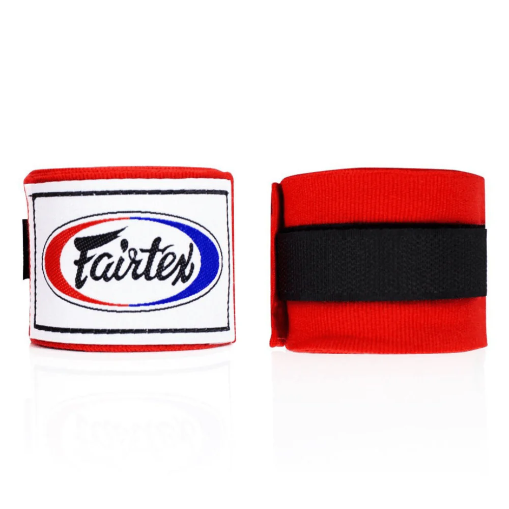 Fairtex HW2 Cotton Hand Wraps Red