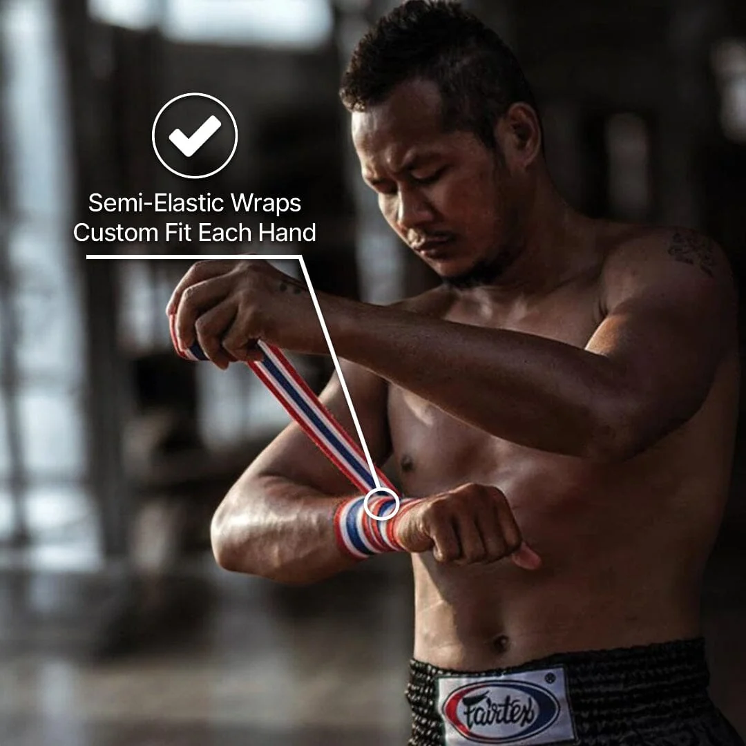 Fairtex HW2 Cotton Hand Wraps Pink - Image 3