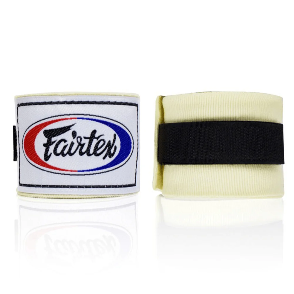 Fairtex HW2 Cotton Hand Wraps White
