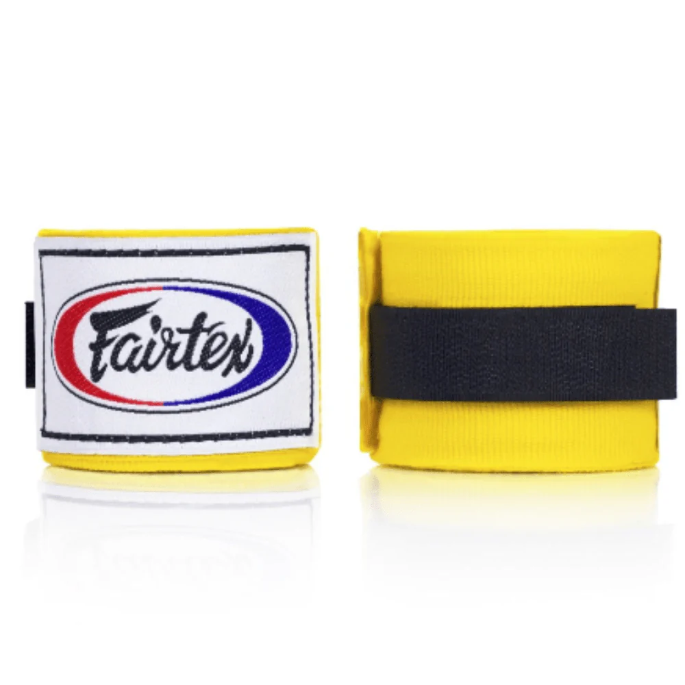 Fairtex HW2 Cotton Hand Wraps Yellow
