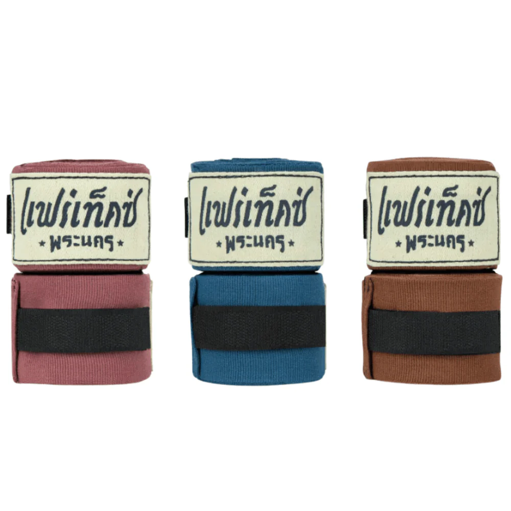 Fairtex 'Phra Nakho' Hand Wraps Rouge - Image 3