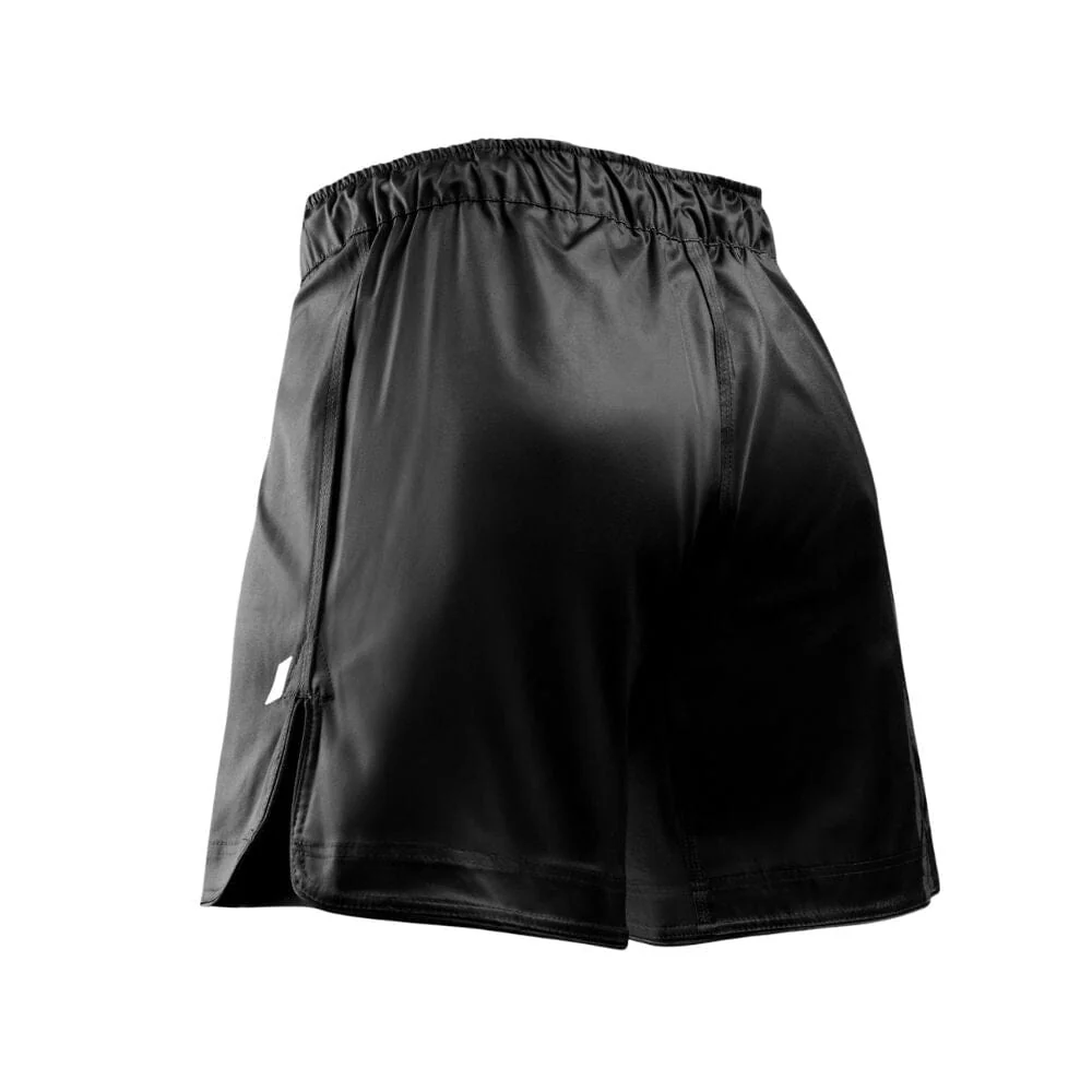 Hayabusa Apex 3/4 Thigh Fight Shorts Carbon Black - Image 2