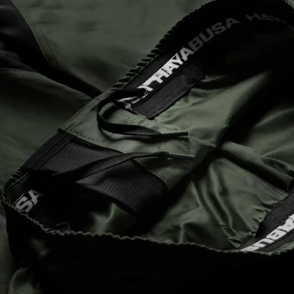 Hayabusa Apex 3/4 Thigh Fight Shorts Forest Green - Image 5