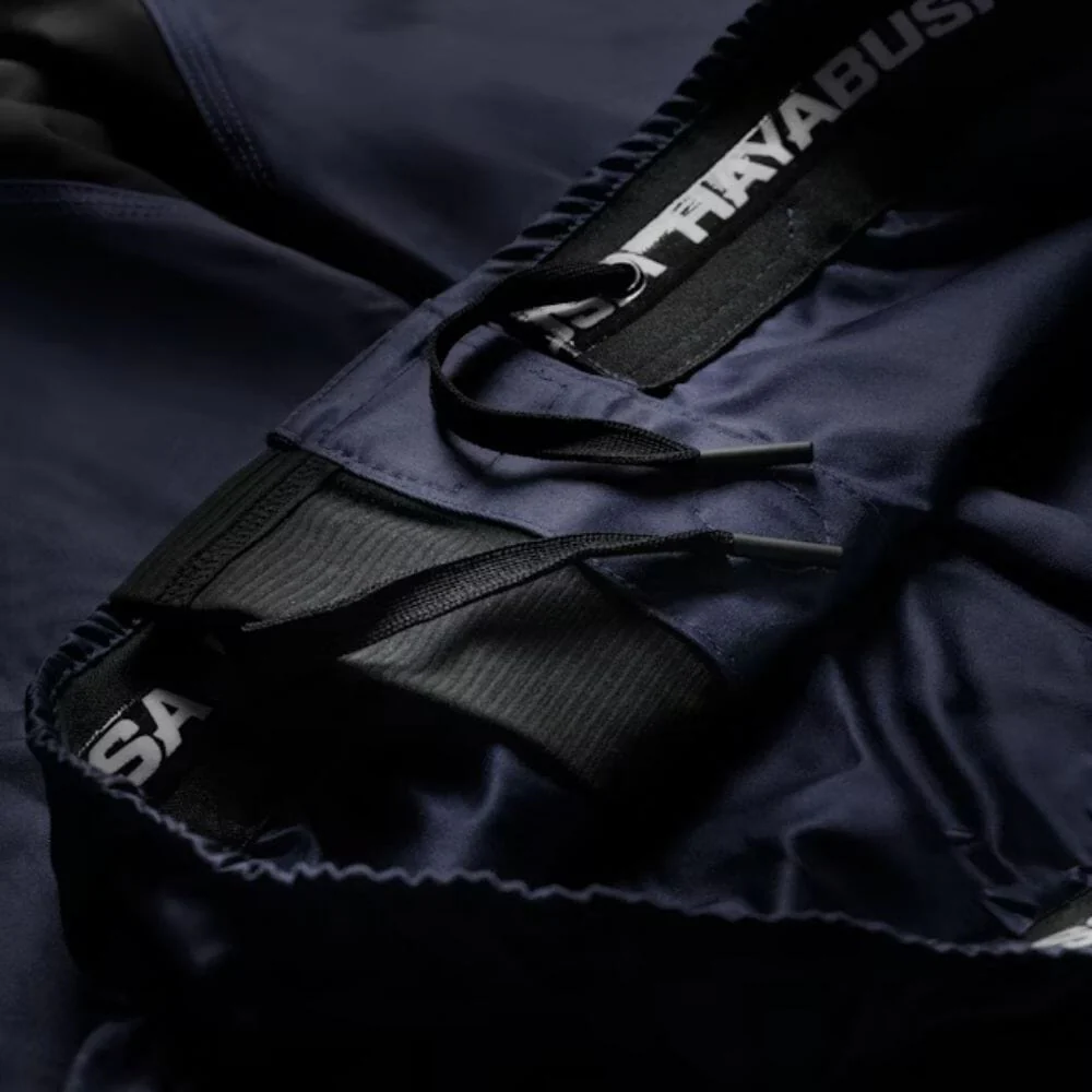 Hayabusa Apex 3/4 Thigh Fight Shorts Dusk Blue - Image 5