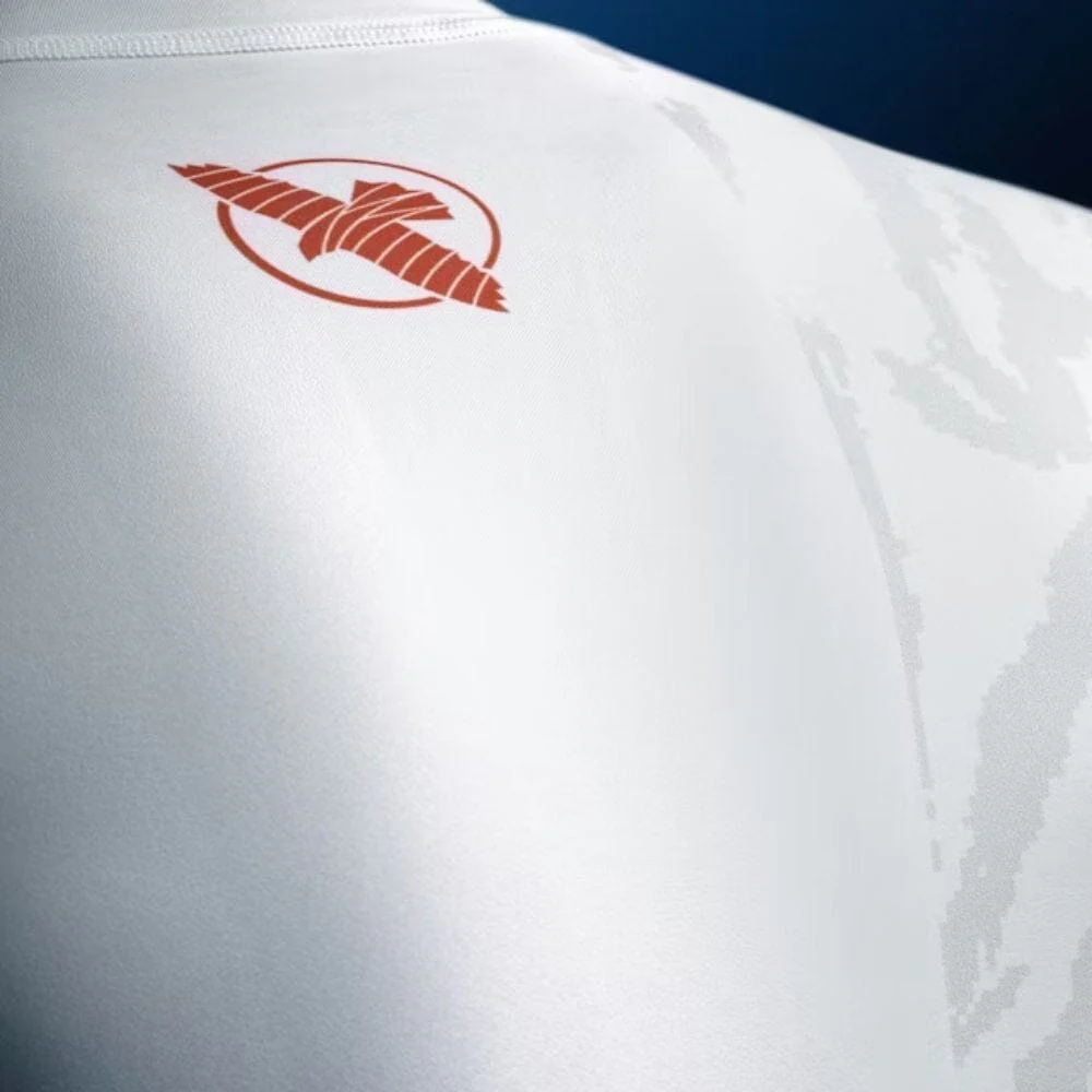 Hayabusa Apex Long Sleeve Rashguard Ash White - Image 4
