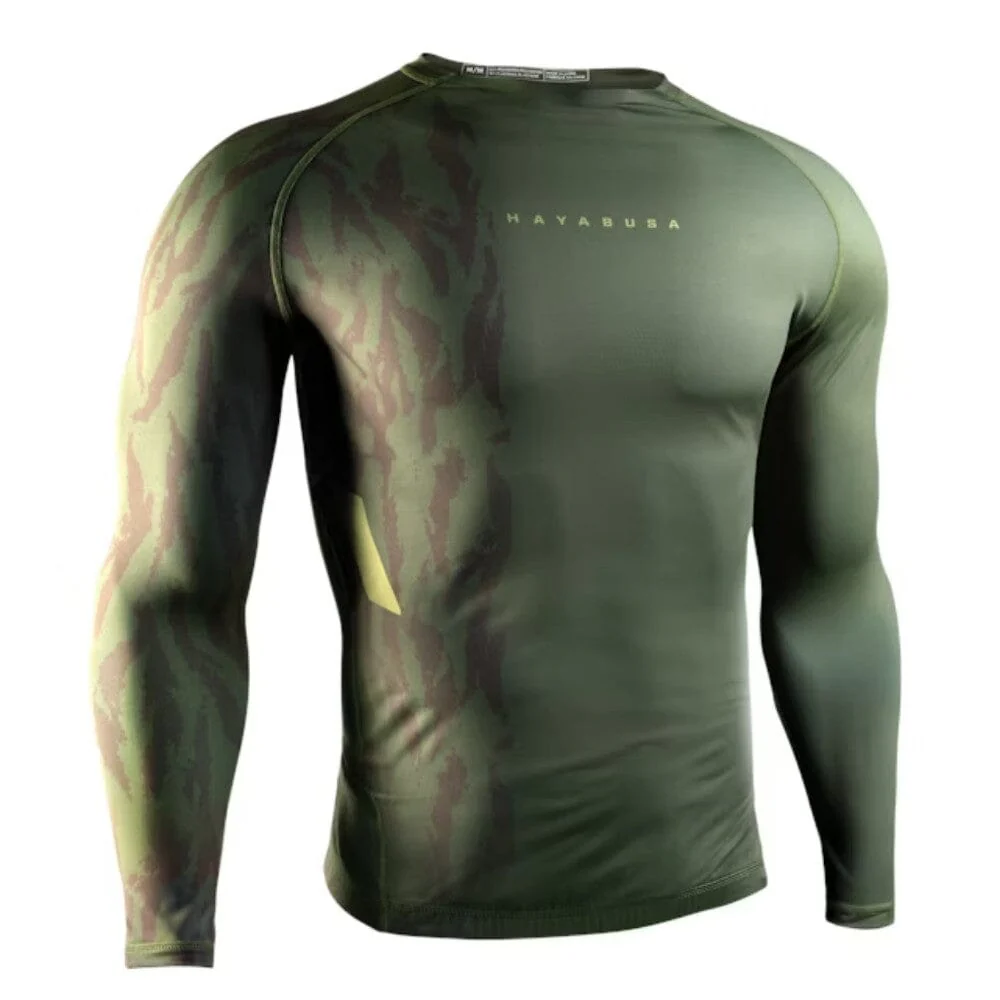 Hayabusa Apex Long Sleeve Rashguard Recon Green