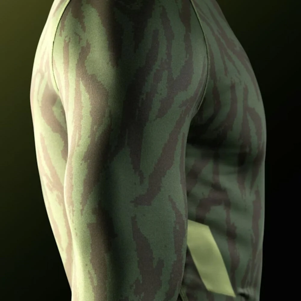 Hayabusa Apex Long Sleeve Rashguard Recon Green - Image 5