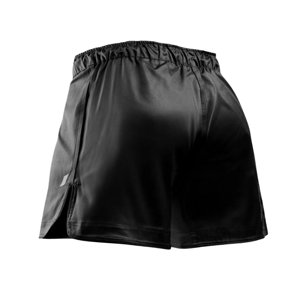 Hayabusa Apex Mid Thigh Fight Shorts Carbon Black - Image 2