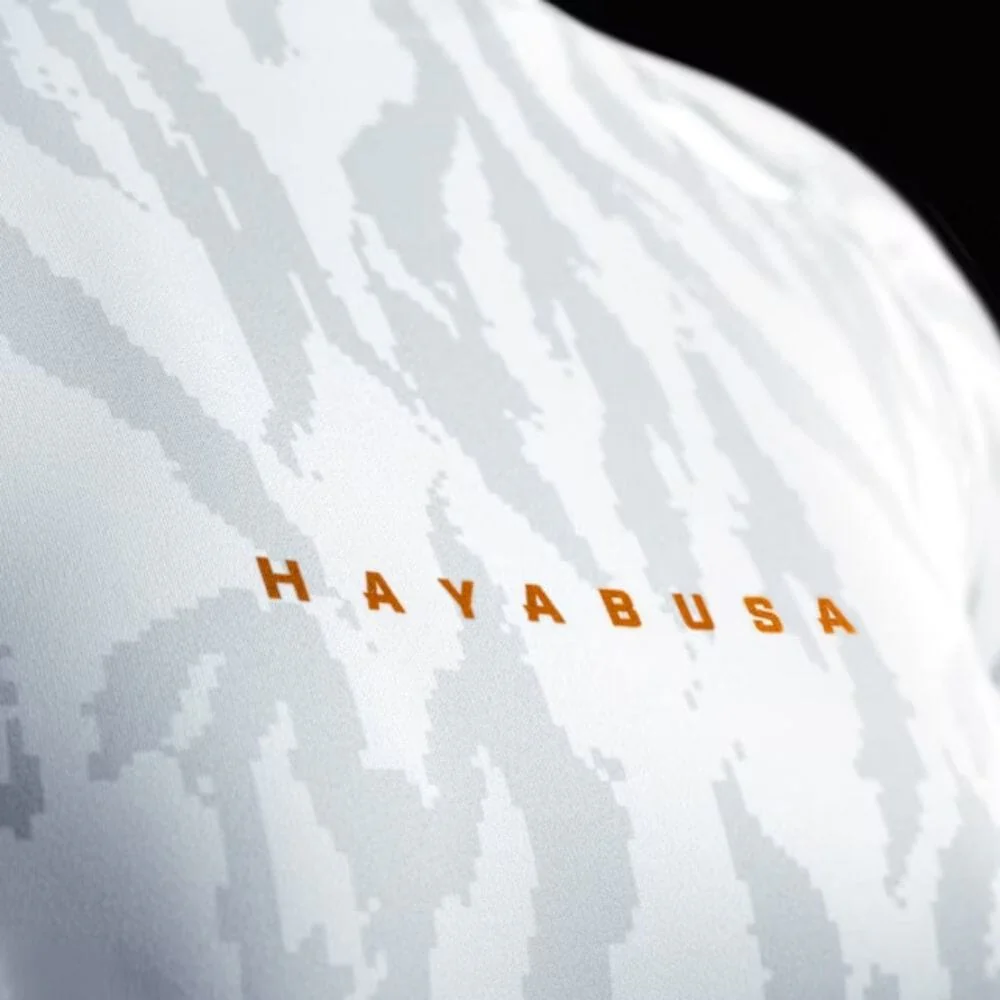 Hayabusa Womens Apex Short Sleeve Rashguard Ash White - Image 2