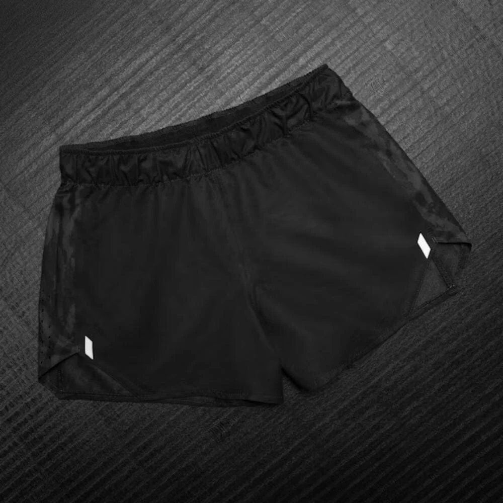 Hayabusa Apex Womens Fight Shorts Carbon Black - Image 2