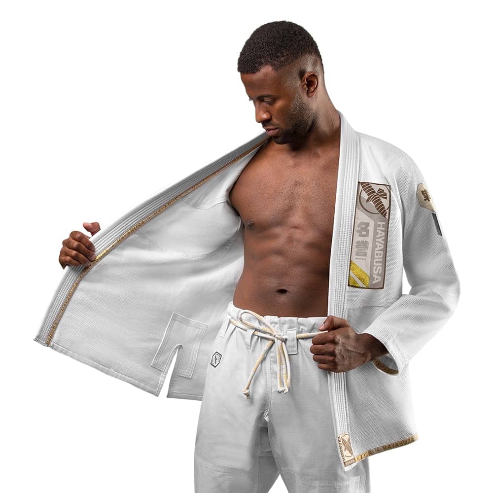 Hayabusa Ascend Lightweight Jiu Jitsu Gi White - Image 3
