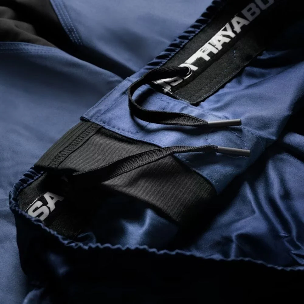 Hayabusa Core 3/4 Thigh Fight Shorts Blue - Image 6