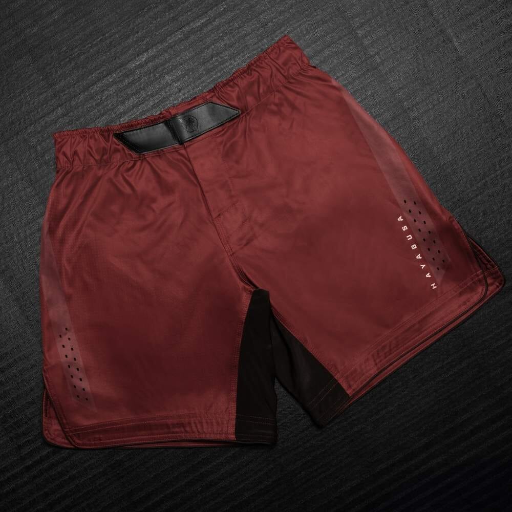 Hayabusa Core 3/4 Thigh Fight Shorts Red - Image 2