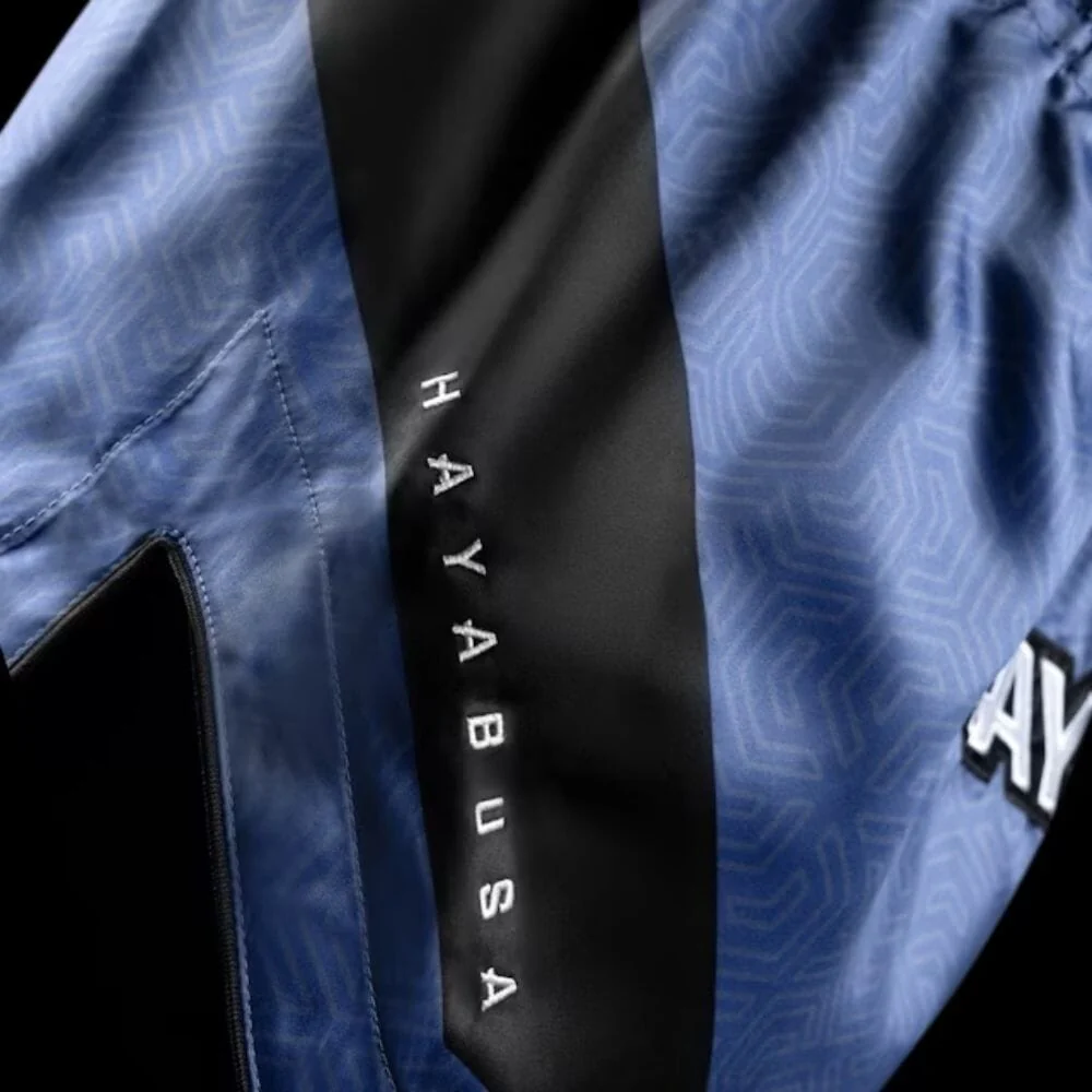 Hayabusa Core Muay Thai Shorts Blue - Image 6