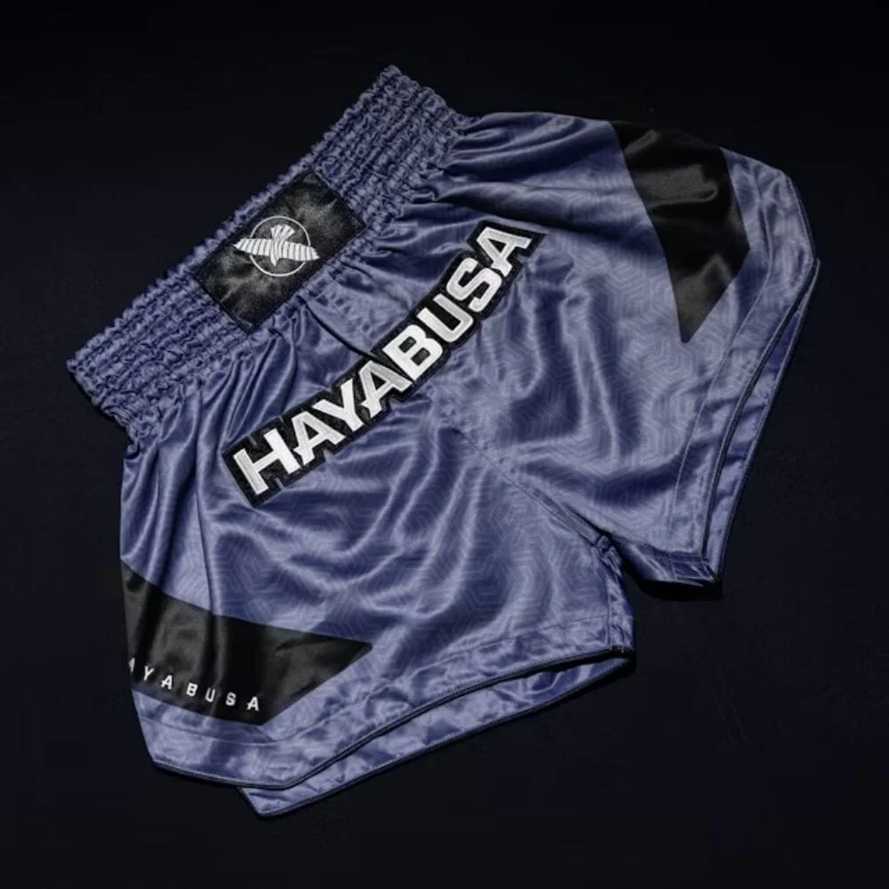Hayabusa Core Muay Thai Shorts Blue - Image 7