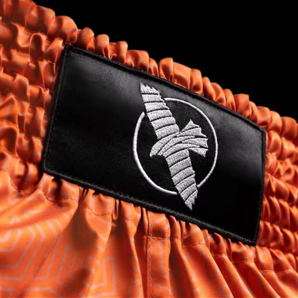 Hayabusa Core Muay Thai Shorts Orange - Image 2