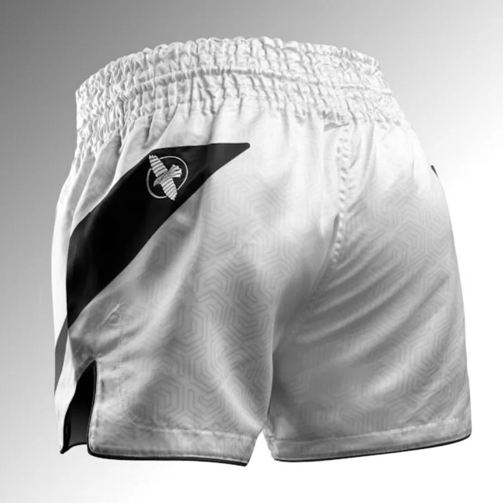 Hayabusa Core Muay Thai Shorts White - Image 3
