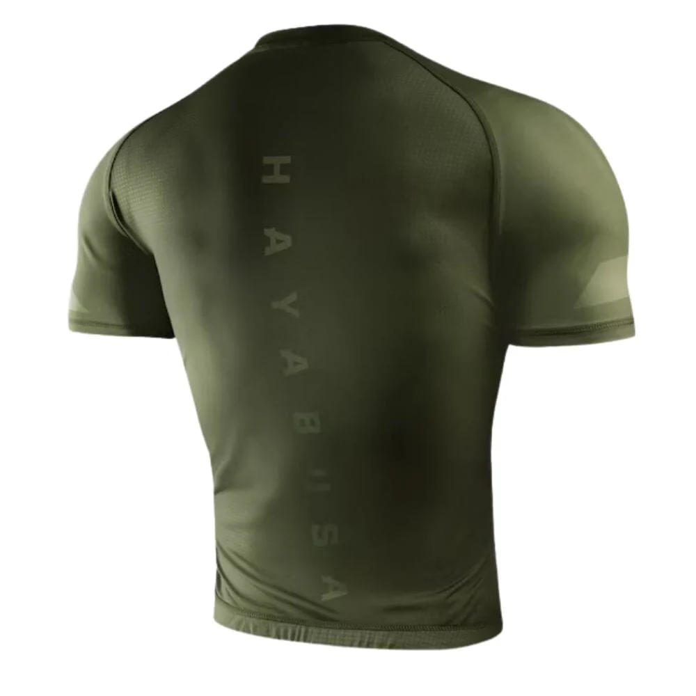 Hayabusa Core Short Sleeve Rashguard Green - Image 2