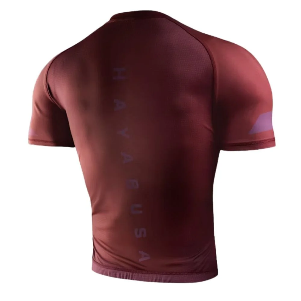 Hayabusa Core Short Sleeve Rashguard Red - Image 2