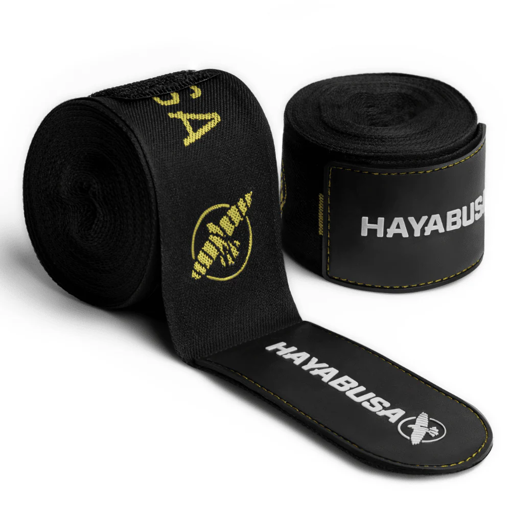 Hayabusa Deluxe Handwraps Black/Gold
