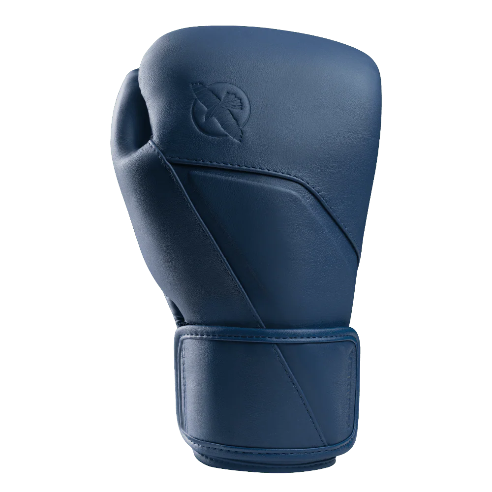 Hayabusa E1 Leather Boxing Gloves Blue - Image 3