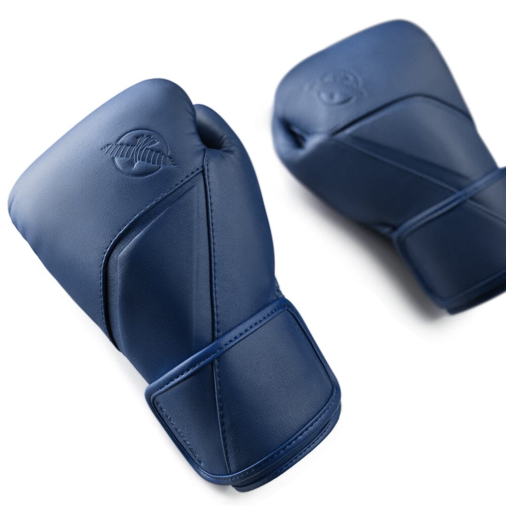 Hayabusa E1 Leather Boxing Gloves Blue - Image 5