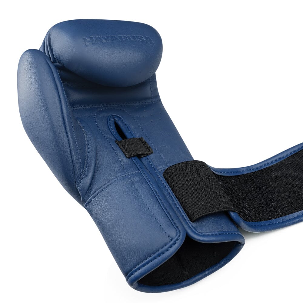 Hayabusa E1 Leather Boxing Gloves Blue - Image 6