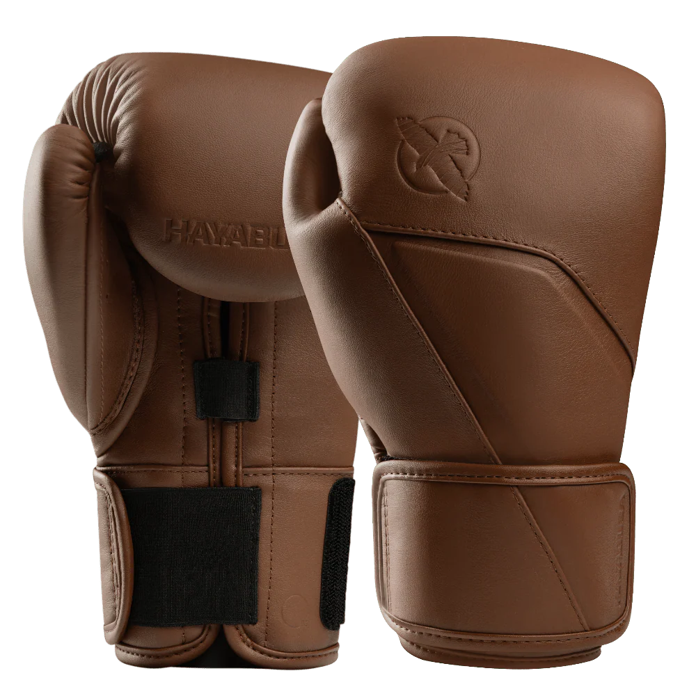 Hayabusa E1 Leather Boxing Gloves Brown