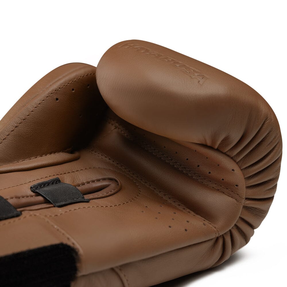 Hayabusa E1 Leather Boxing Gloves Brown - Image 7
