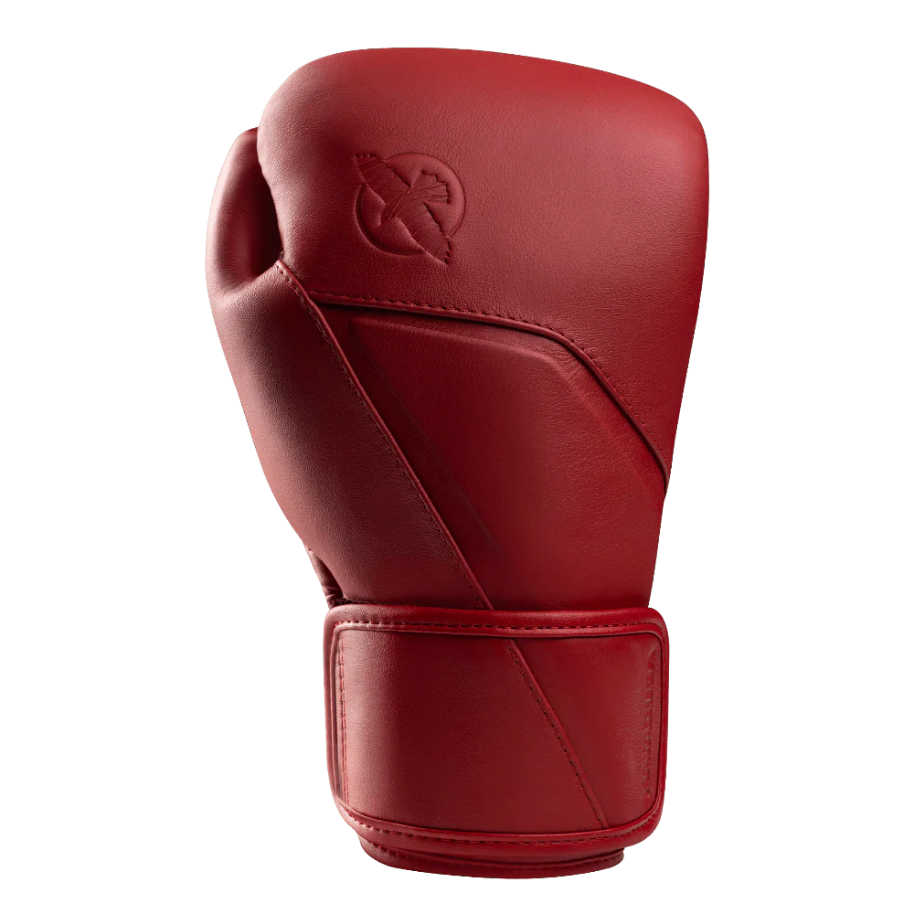 Hayabusa E1 Leather Boxing Gloves Red - Image 3
