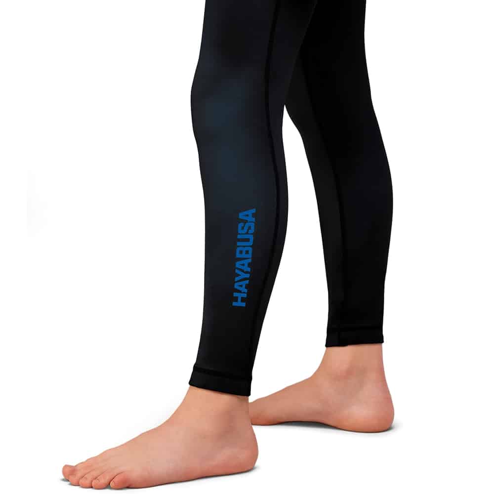 Hayabusa Geo Youth Compression Pants Blue - Image 3