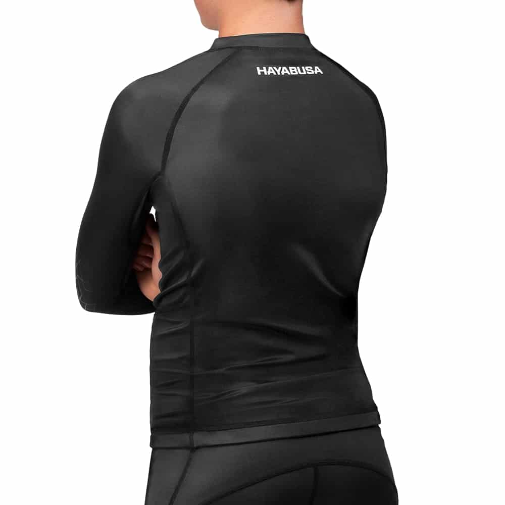 Hayabusa Geo Youth Long Sleeve Rashguard Grey - Image 3