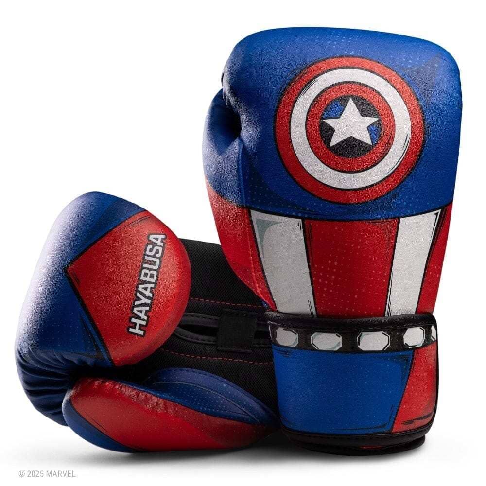 Hayabusa Marvel Classic Captain America Boxing Gloves - Image 2