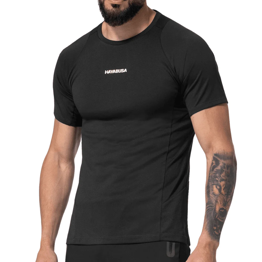 Hayabusa Mens Lightweight Training Shirt Black